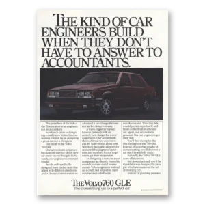 1984 Volvo Print Ad | Accountants