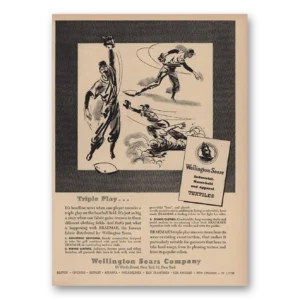 1948 Wellington Sears Print Ad | Triple Play