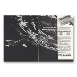 1984 Western Air Lines Print Ad | Frequent Flyer
