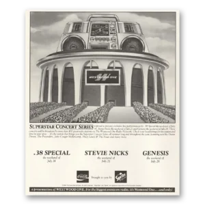 1984 Superstar Concert Series Promo Print Ad | Stevie Nicks