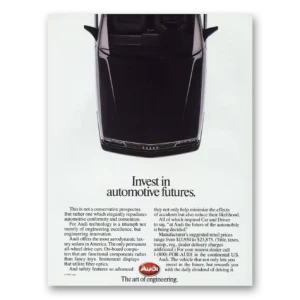 1985 Audi Print Ad | Automotive Futures