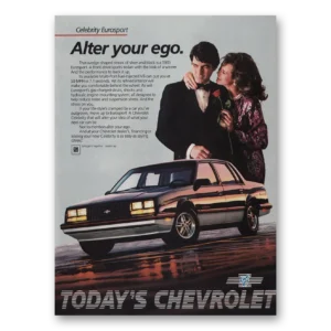 1985 Chevrolet Eurosport Print Ad | Alter Ego