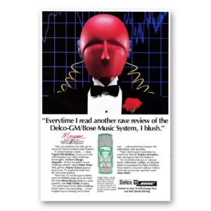1985 Delco Auto Radio Print Ad | Rave Review