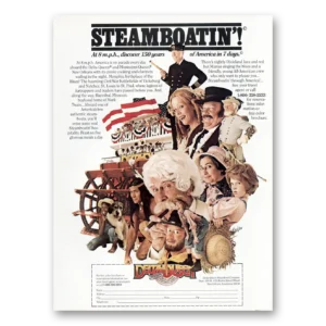 1985 Delta Queen Steamboat Print Ad | Steamboatin