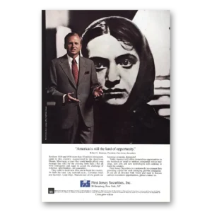 1985 First Jersey Securities Print Ad | Land Opportunity