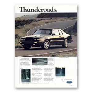1985 Ford Thunderbird Print Ad | Thunderoads