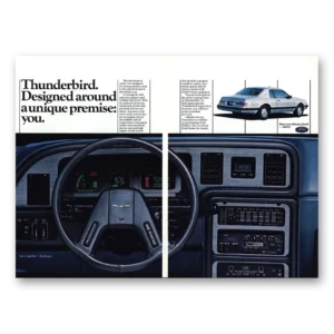 1985 Ford Thunderbird Print Ad | Unique Premise