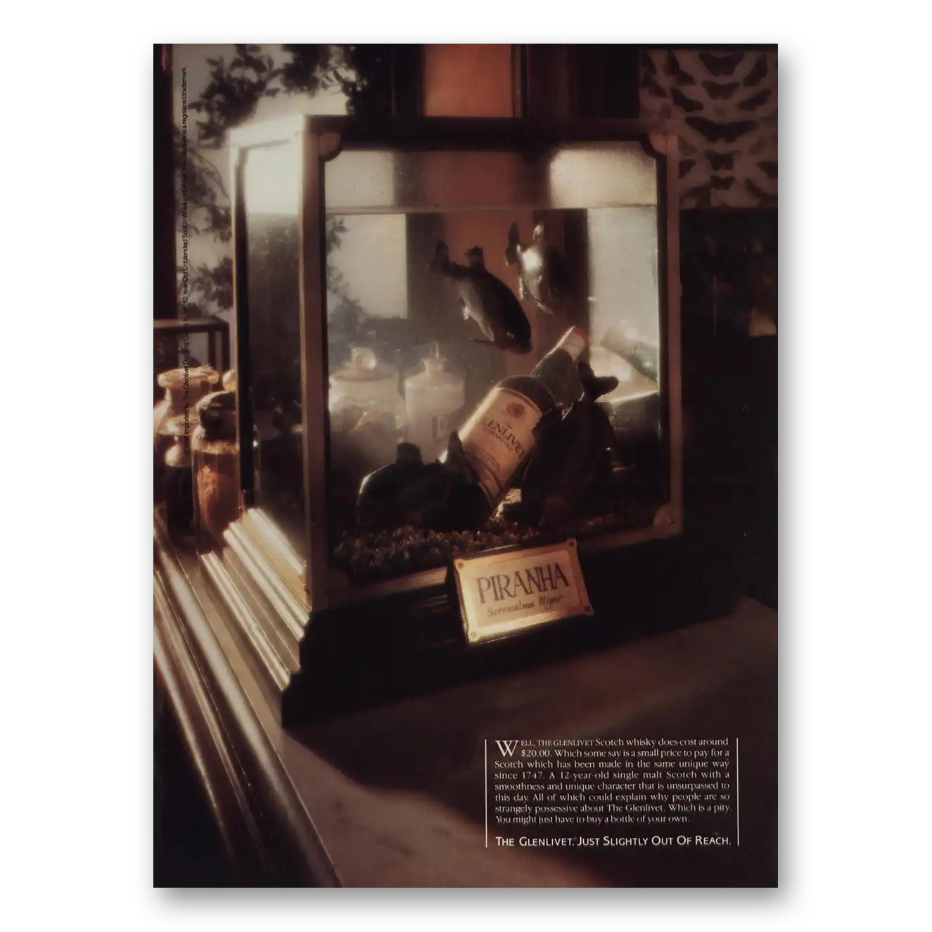 1985 Glenlivet Print Ad | Piranha