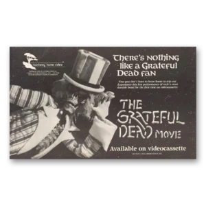 1985 Grateful Dead Movie Promo Print Ad | Grateful Dead Fan
