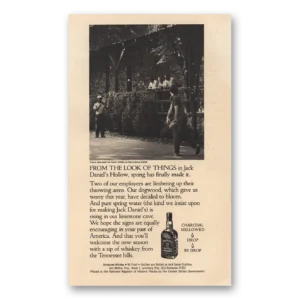 1985 Jack Daniels Print Ad | From Look Things