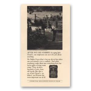 1985 Jack Daniels Print Ad | Whiskey 1985 Print Ad