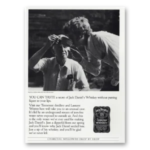 1985 Jack Daniels Print Ad | Taste