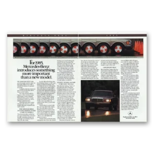 1984 Mercedes Benz 500SL Print Ad | More Important