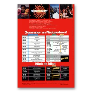 1985 Nick at Night Print Ad | December