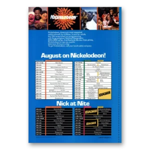 1985 Nick at Night Print Ad | Nickelodeon