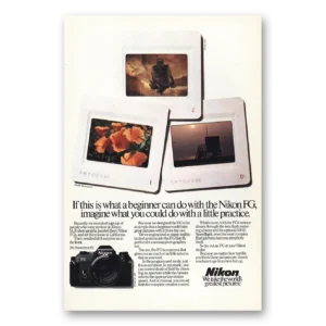 1985 Nikon Camera Print Ad | Fg Imagine