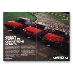 1985 Nissan Print Ad | Competitive Sports