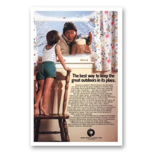 1985 Northern Illinois Gas Print Ad | Great Outdoors
