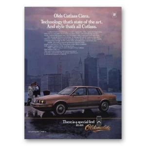 1984 Oldsmobile Cutlass Ciera Print Ad | Technology