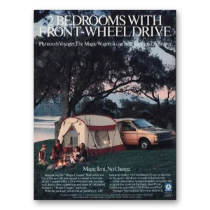 1985 Plymouth Voyager Print Ad | Magic Wagon