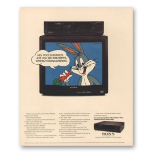 1985 Sony Superbeta Print Ad | Hey Doc