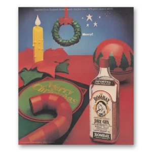 1986 Bombay Gin Print Ad | Merry