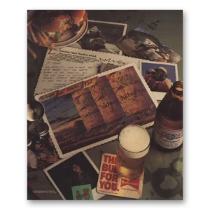 1986 Budweiser Beer Print Ad | Amazing Giant