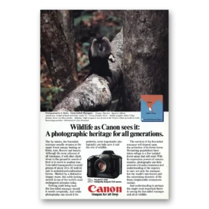 1986 Canon Camera Print Ad | Canon Camera