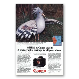 1986 Canon Camera Print Ad | Canon Camera