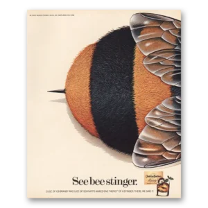 1986 Christian Brothers Print Ad | Bee Stinger