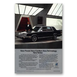 1986 Chrysler New Yorker Print Ad | Chrysler New Yorker