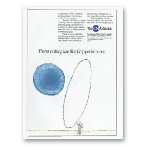 1986 CM Alliance Print Ad | Blue Chip