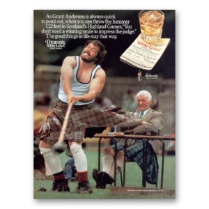 1987 Dewars White Label Print Ad | Grant Anderson