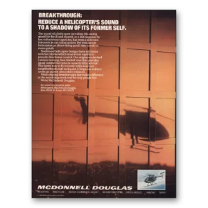 1986 McDonnell Douglas Helicopters Print Ad | Helicopters Sound