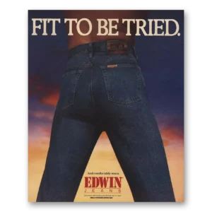 1986 Edwin Jeans Print Ad | Edwin Jeans