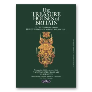 1986 Ford Motor Company Print Ad | Treasure Houses