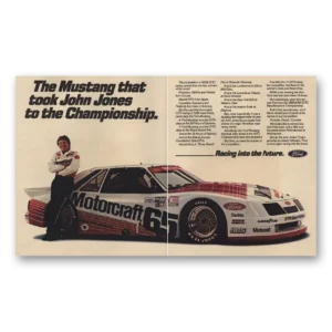 1986 Ford Mustang Print Ad | John Jones
