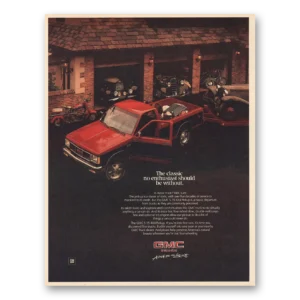 1986 GMC S15 Pickup Truck Print Ad | No Enthusiast