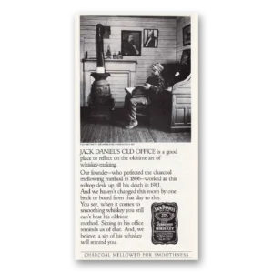 1986 Jack Daniels Print Ad | Old Office