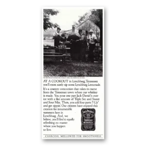 1986 Jack Daniels Print Ad | Cookout