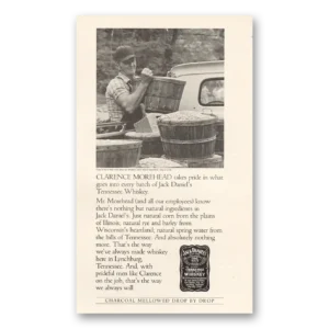 1986 Jack Daniels Print Ad | Clarence Morehead
