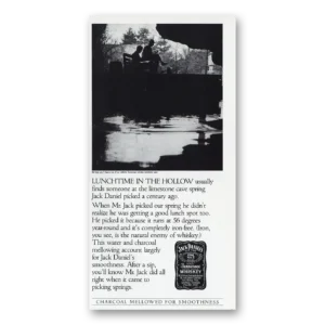 1986 Jack Daniels Print Ad | Lunchtime Hollow
