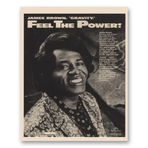 1986 James Brown Print Ad | Gravity