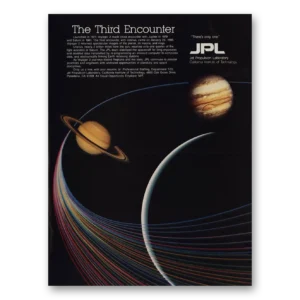 1986 JPL Jet Propulsion Lab Print Ad | Third Encounter