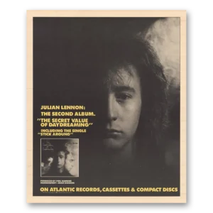 1986 Julian Lennon Print Ad | Daydreaming