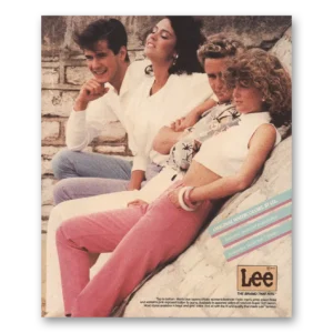 1986 Lee Jeans Print Ad | Rider Jeans