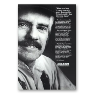 1986 Lennox Air Conditioning Print Ad | Dave Lennox