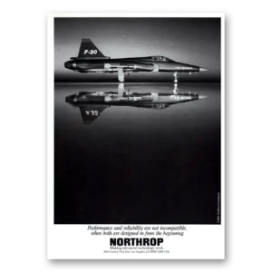 1986 Northrop Aircraft Print Ad | Reliability
