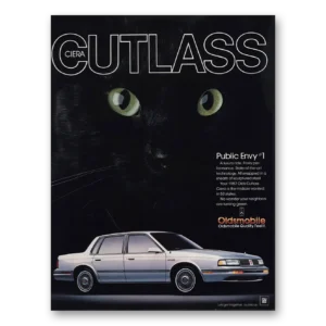 1986 Oldsmobile Cutlass Ciera Print Ad | Public Envy