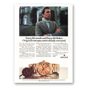 1986 Rolex Print Ad | Forsyths Novels